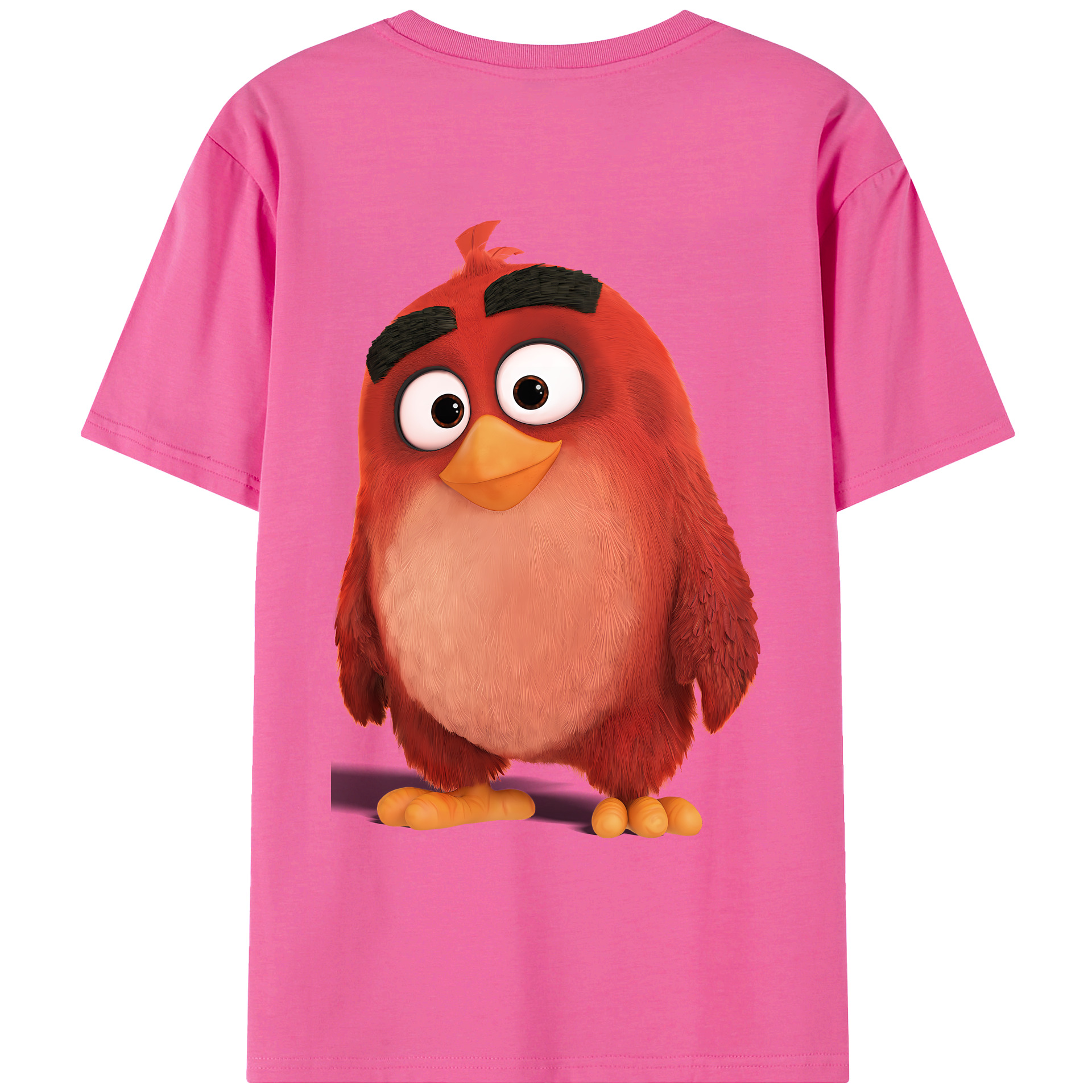 （画像用） Angry Birds アングリーバード レディース半袖Tシャツ(バックプリント)
